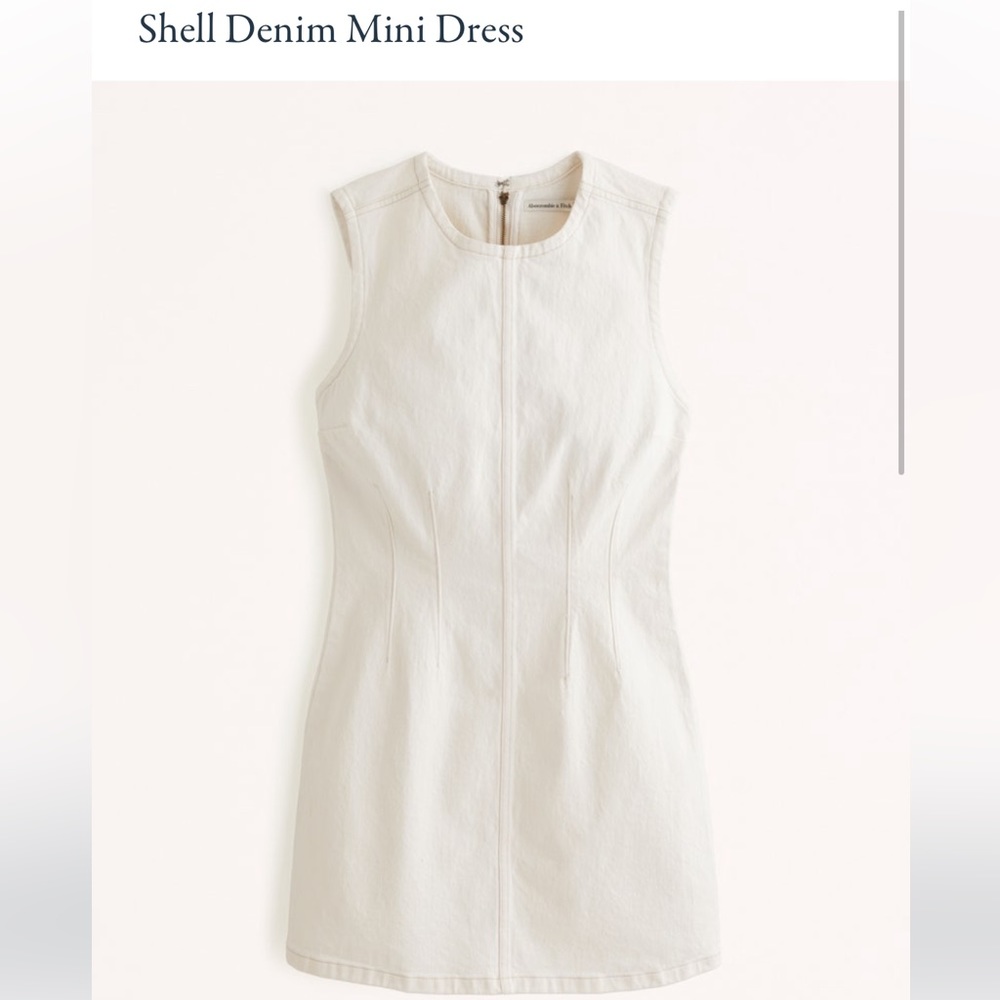 Shell mini dress